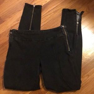 DWP Skinny Pants with Side & Ankle Zippers